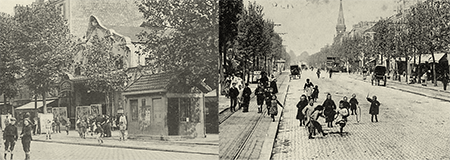 Pantin Quatre-chemins vers 1910