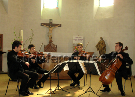 Le Quatuor Modigliani - photo par christian Feron